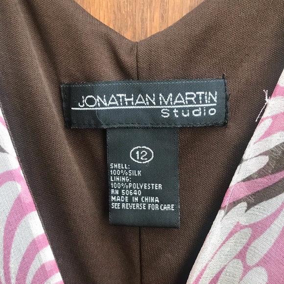 Jonathan Martin Studio Dress with Handkerchief bottom - Picture 4 of 6